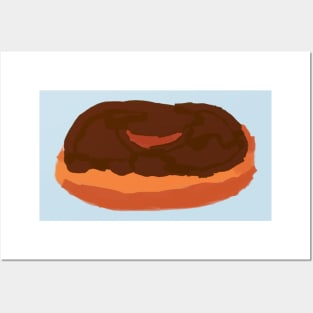 Big Chocolate Donut Posters and Art